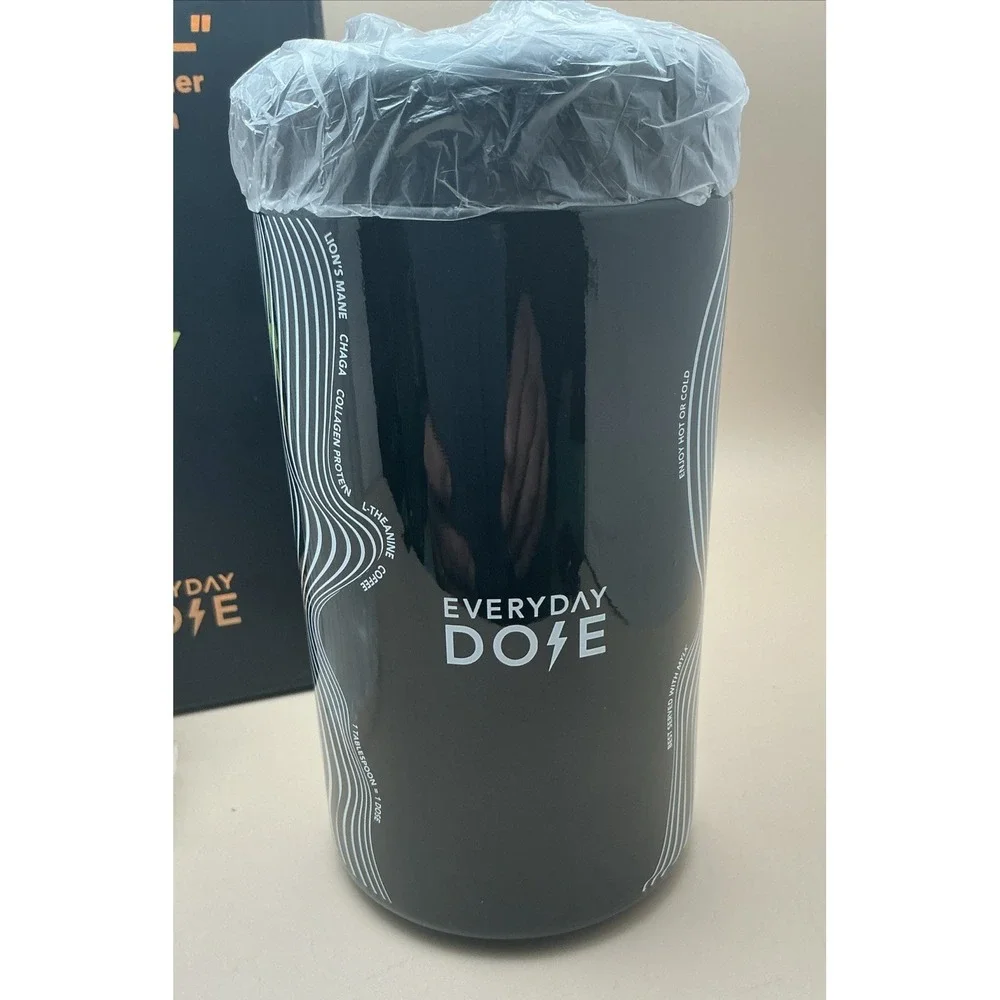 Everyday Dose Vessel Majestic Container Glass‎ Jar Stash for Coffee, New in Box